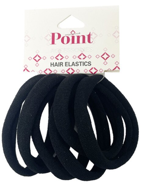 Elastic Ribbed Black