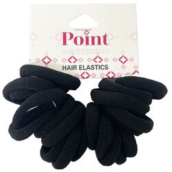 Elastic Ribbed Black 3cm