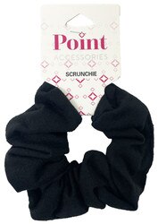 Scrunchie Black Cotton