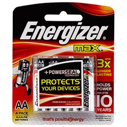 ENERGIZER MAX AA 4PK