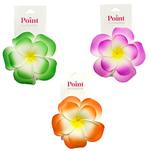 Hair Flower Double Frangipani With Gradient Coloured Petals 9cm