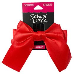 school dayz bow red on elastic 8cm