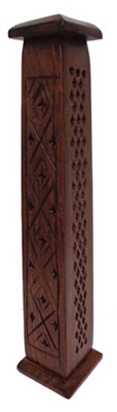 WOODEN INCENSE TOWER WITH JALI