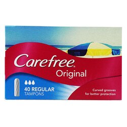 CAREFREE ORIGINAL REGULAR TAMPONS